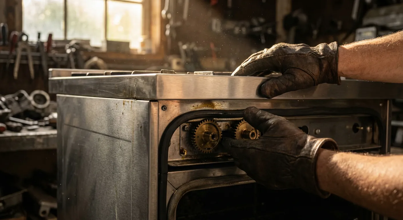 Inspection technique détaillée des composants et joints d'un poêle Stûv